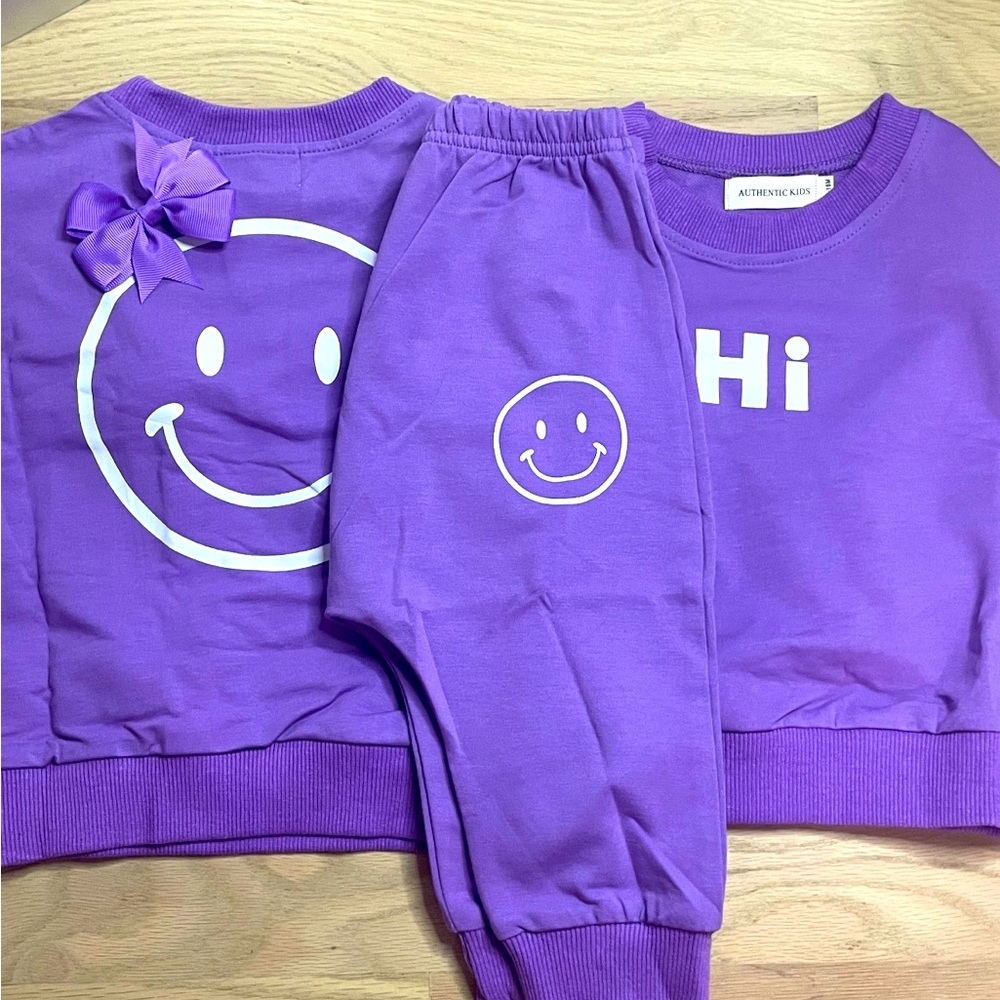 Matching Set in Purple - Picture 2 of 2